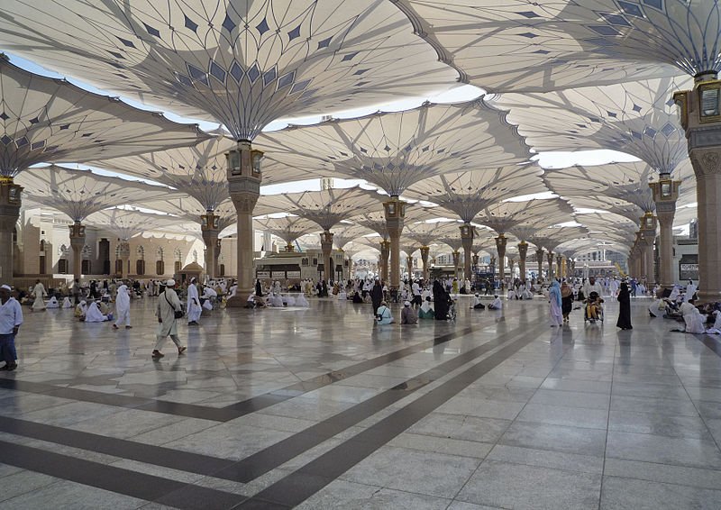 مظلات المسجد النبوي