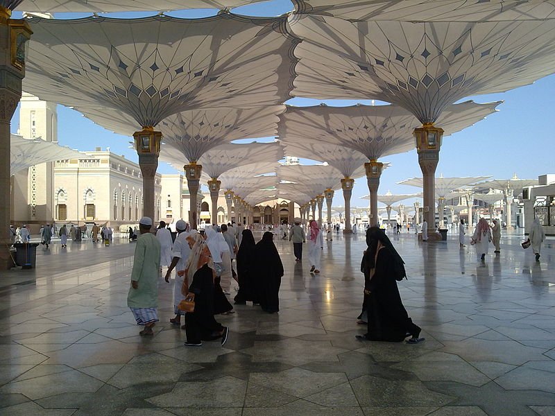 مظلات المسجد النبوي